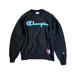 Vintage Black Champion Sweatshirt
